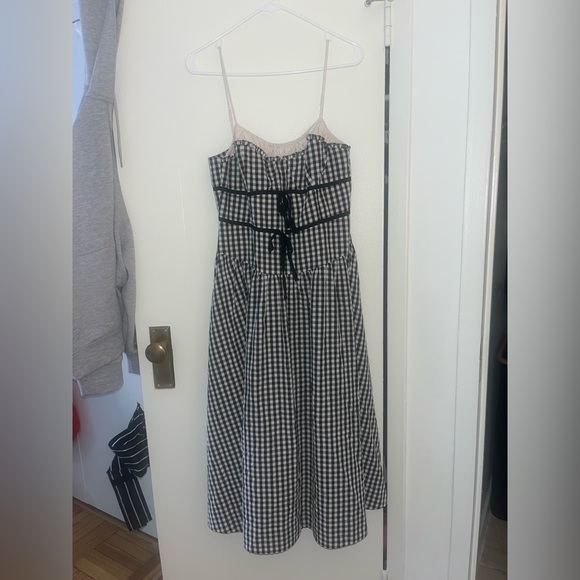 For Love and Lemons Georgia Gingham Midi Dress - Picture 3 of 6